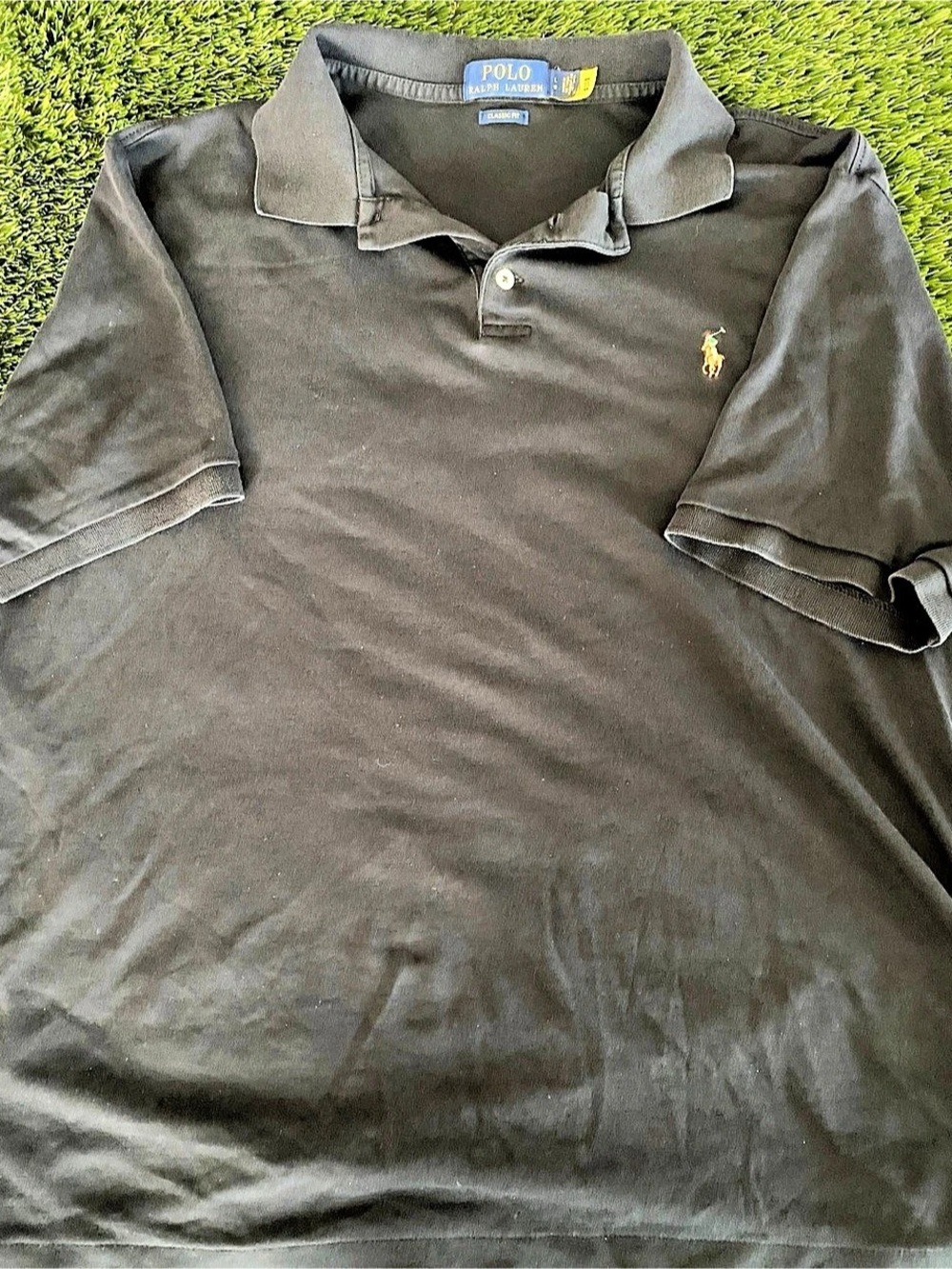 Polo Ralph Lauren Classic Fit Polo Black Size XL